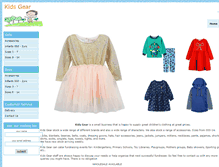 Tablet Screenshot of kidsgear123.com.au
